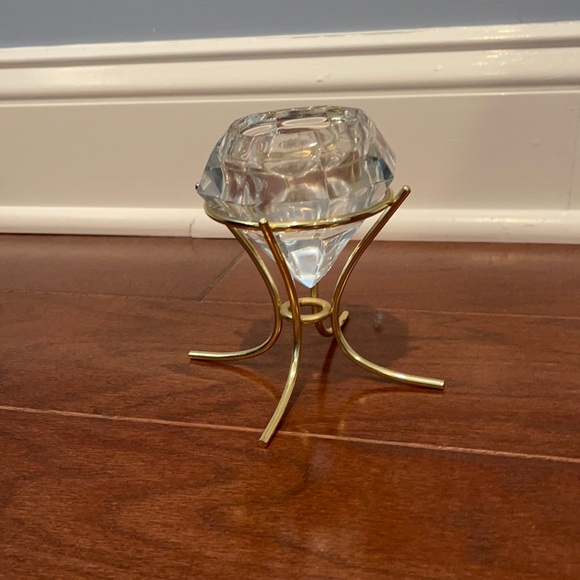 Partylite tea light diamond candle holder
